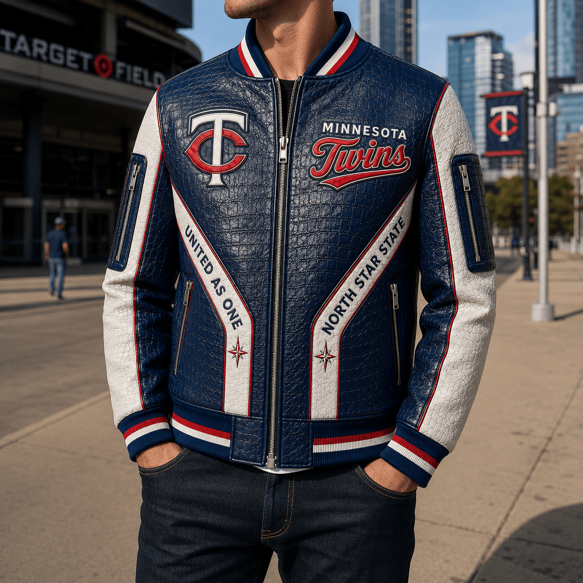 Premium MNST Leather Zipper Jacket TTMH