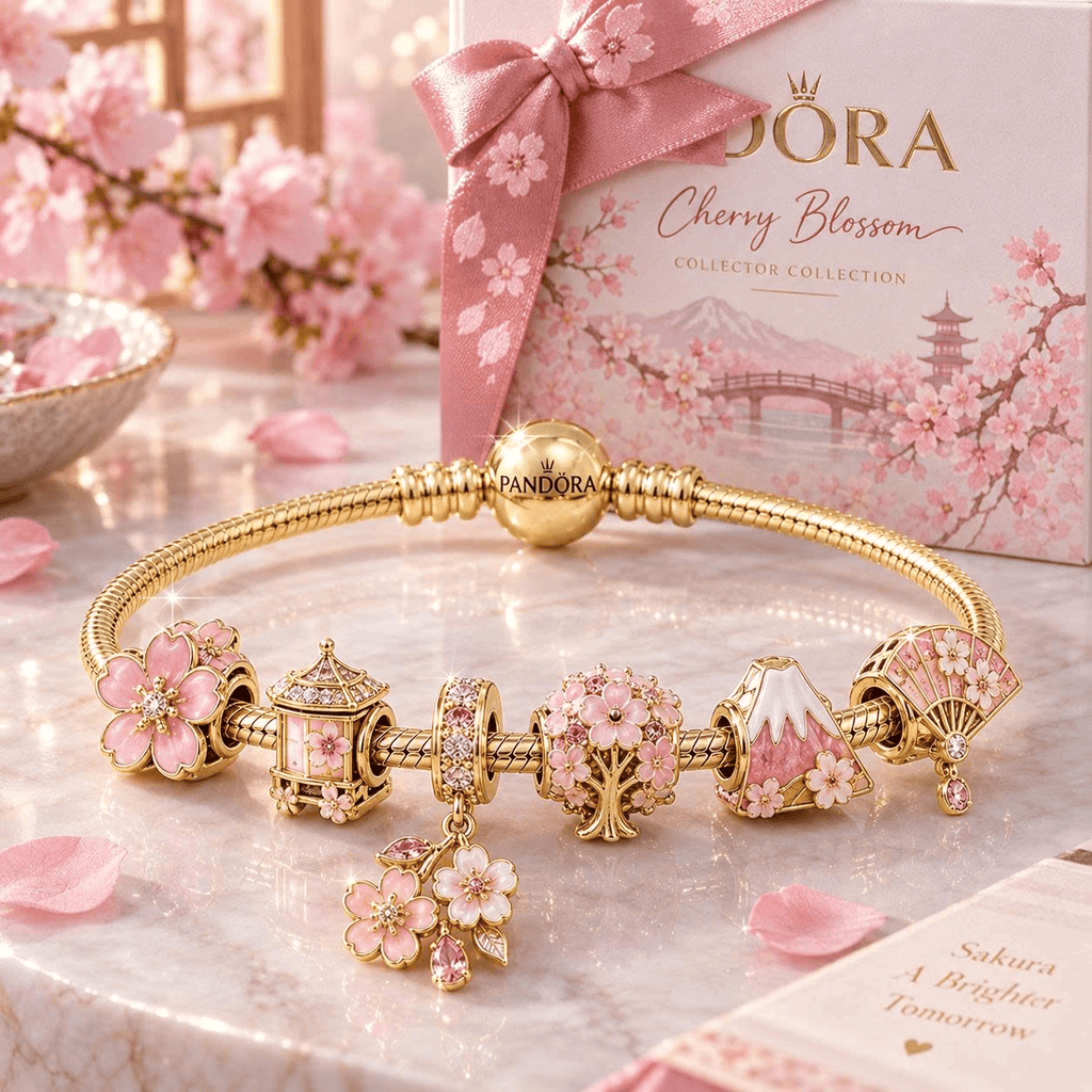 CRBS Gold Charm Bracelet Set VTH