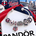 MNST Silver Charm Bracelet Set VTH