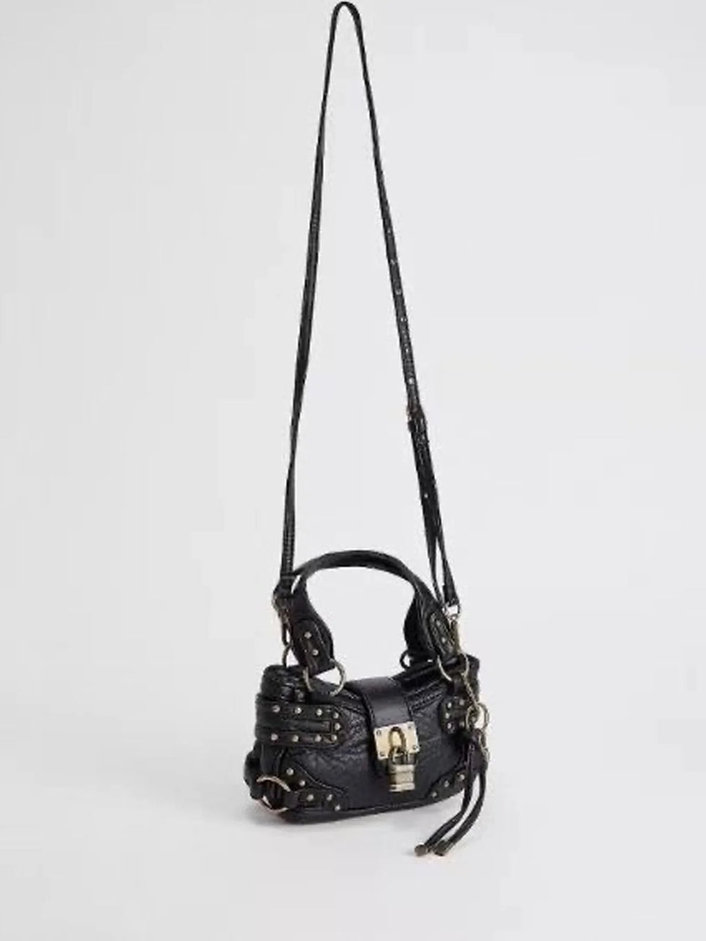 Ladies' handbag 2026 Summer New style rivet retro street motorcycle bag mini crossbody bag Mobile phone bag Women's bag